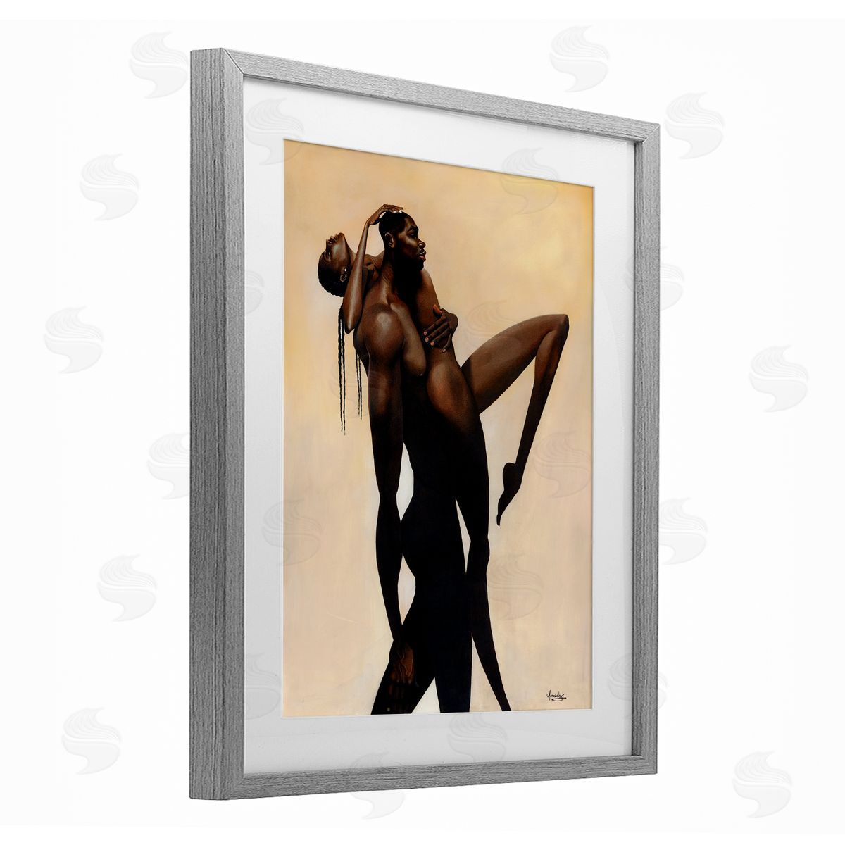 Manasseh Johnson Sr Take Me Away Nude Portrait Canvas Wall Art Print