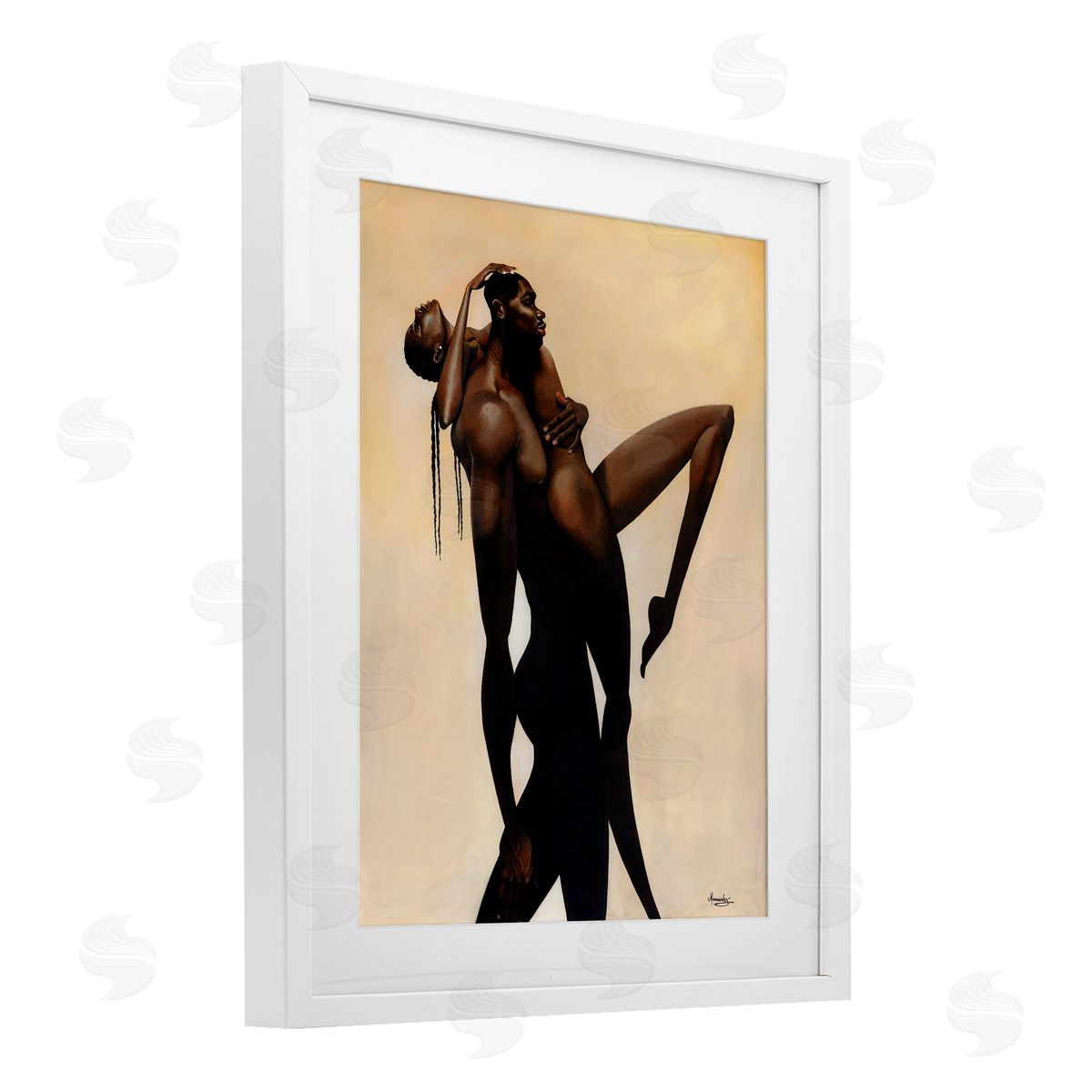 Manasseh Johnson Sr Take Me Away Nude Portrait Canvas Wall Art Print