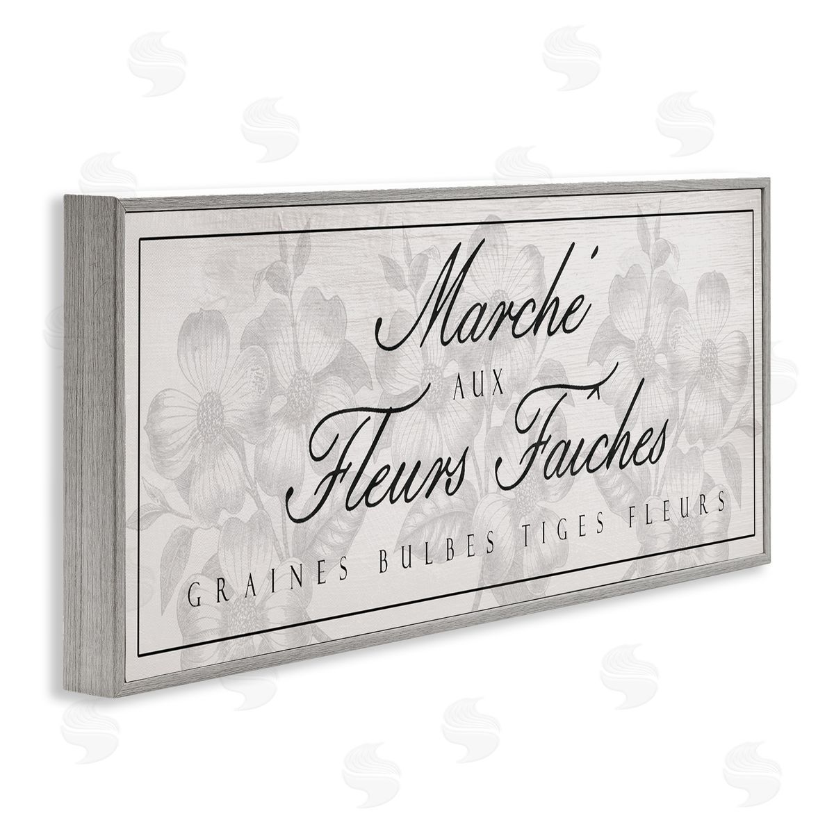 Lil' Rue Vintage French Flower Market Canvas Wall Art Print