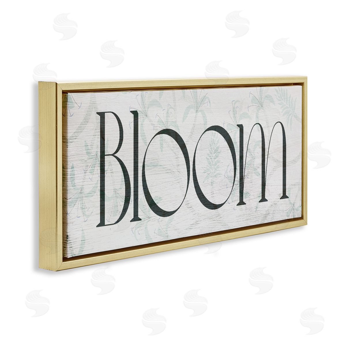 Lil' Rue Bloom on Faded Florals Canvas Wall Art Print