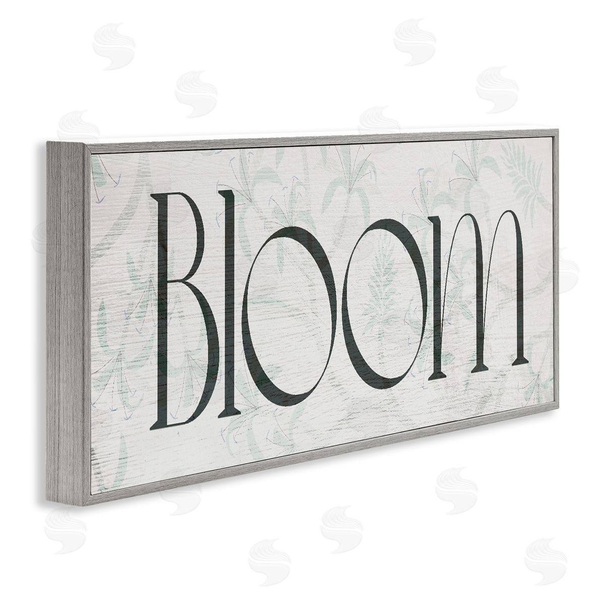 Lil' Rue Bloom on Faded Florals Canvas Wall Art Print