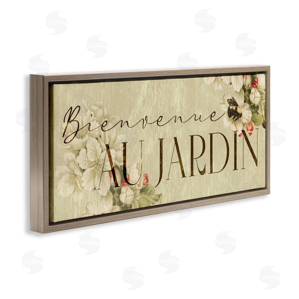 Lil' Rue Vintage Garden Welcome Canvas Wall Art Print