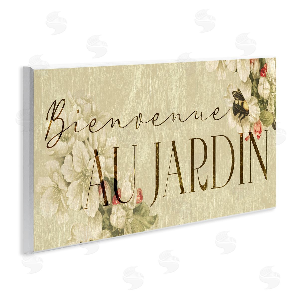 Lil' Rue Vintage Garden Welcome Canvas Wall Art Print