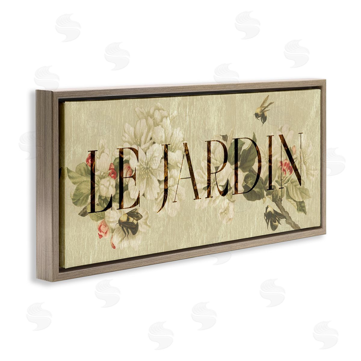 Lil' Rue French Garden Vintage Canvas Wall Art Print