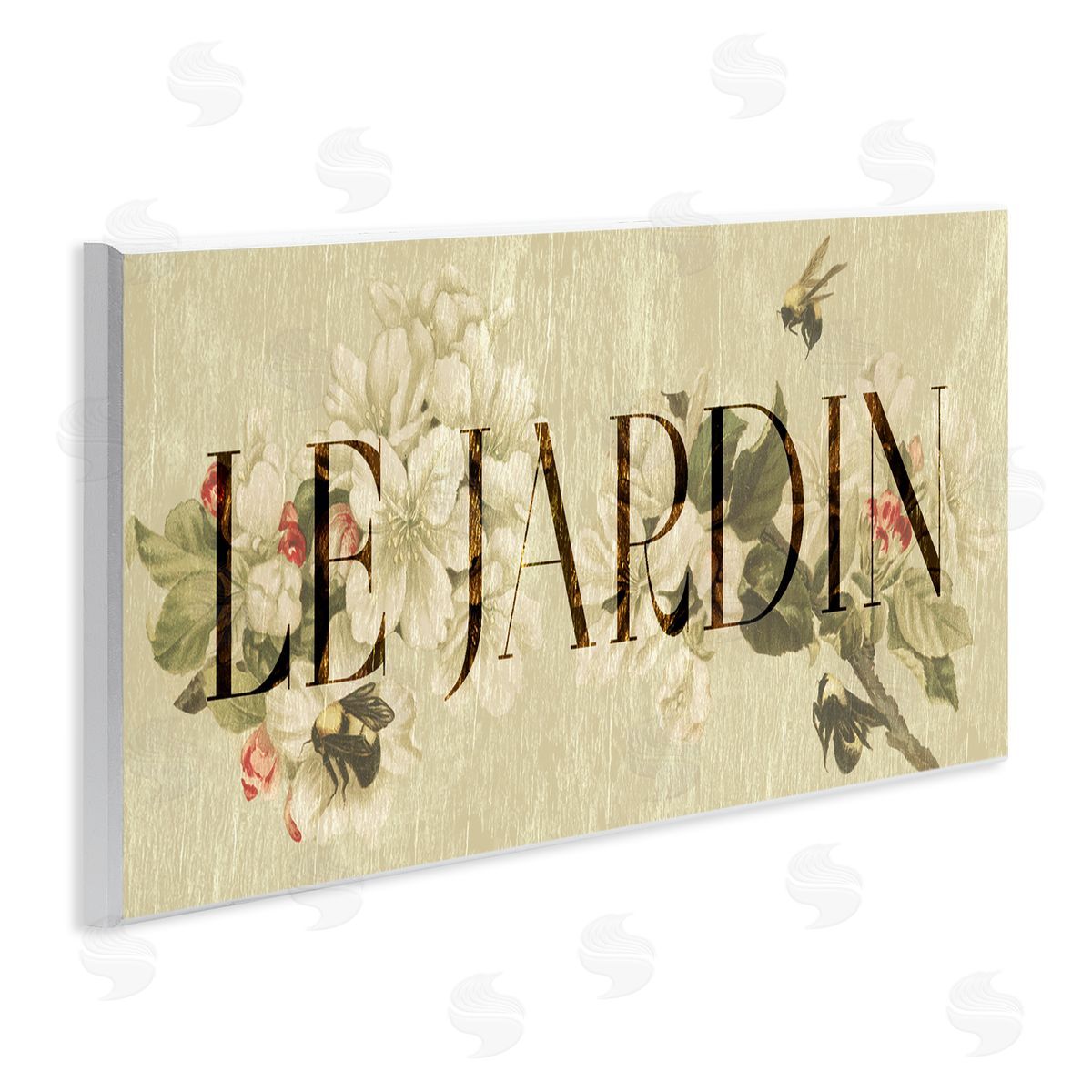 Lil' Rue French Garden Vintage Canvas Wall Art Print