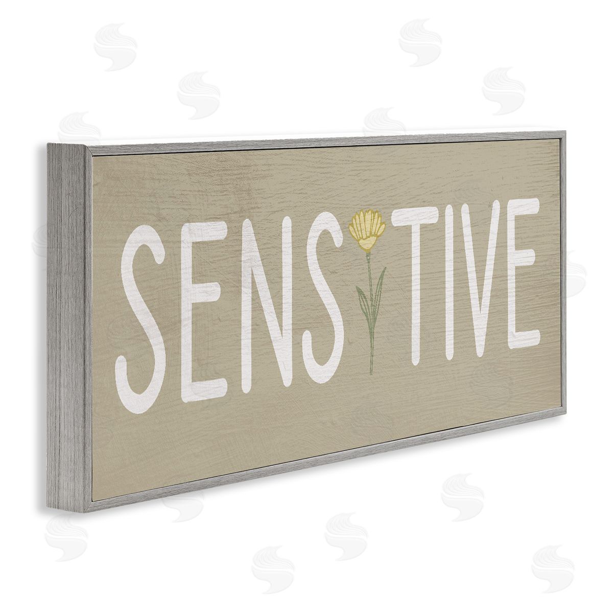 Lil' Rue Sensitive Cottage Floral Canvas Wall Art Print