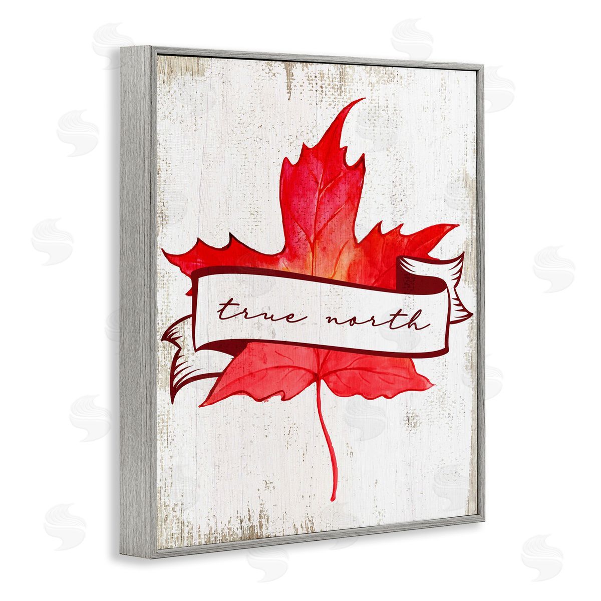 Lil' Rue True North Maple Leaf Canvas Wall Art Print