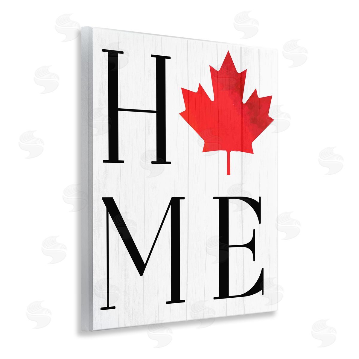 Lil' Rue Home with Maple Leaf Canvas Wall Art Print