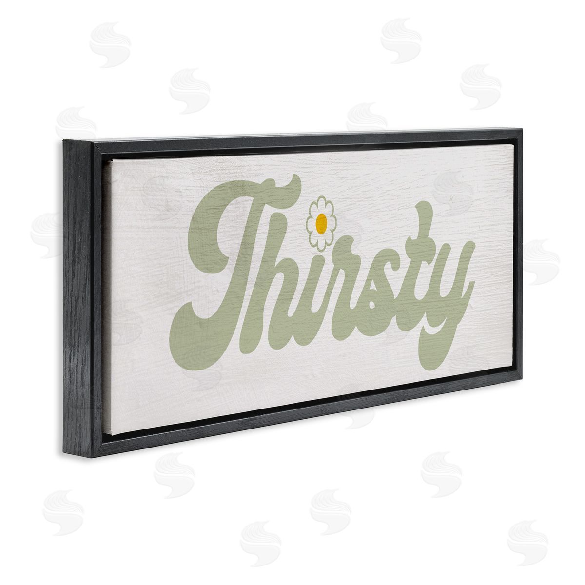 Lil' Rue Groovy Thirsty Phrase Canvas Wall Art Print