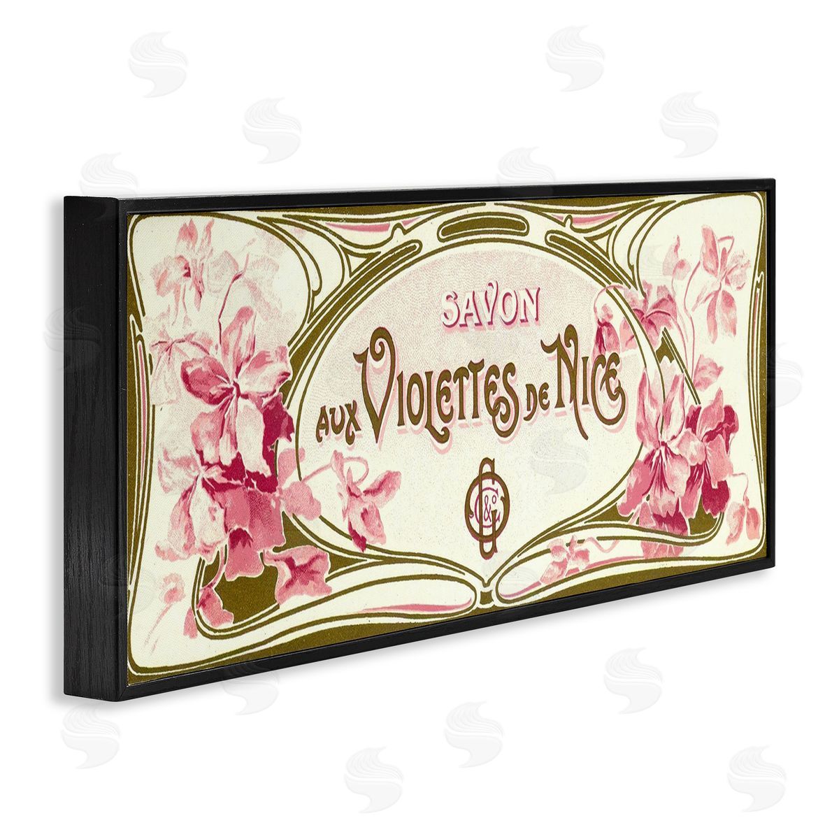 Sophie 6 Vintage Paris Violettes Canvas Wall Art Print