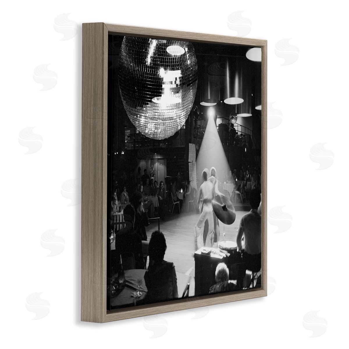 Sophie 6 Vintage Disco Dance Floor Canvas Wall Art Print