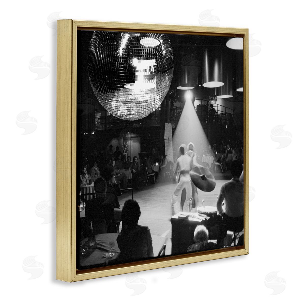 Sophie 6 Vintage Disco Dance Floor Canvas Wall Art Print