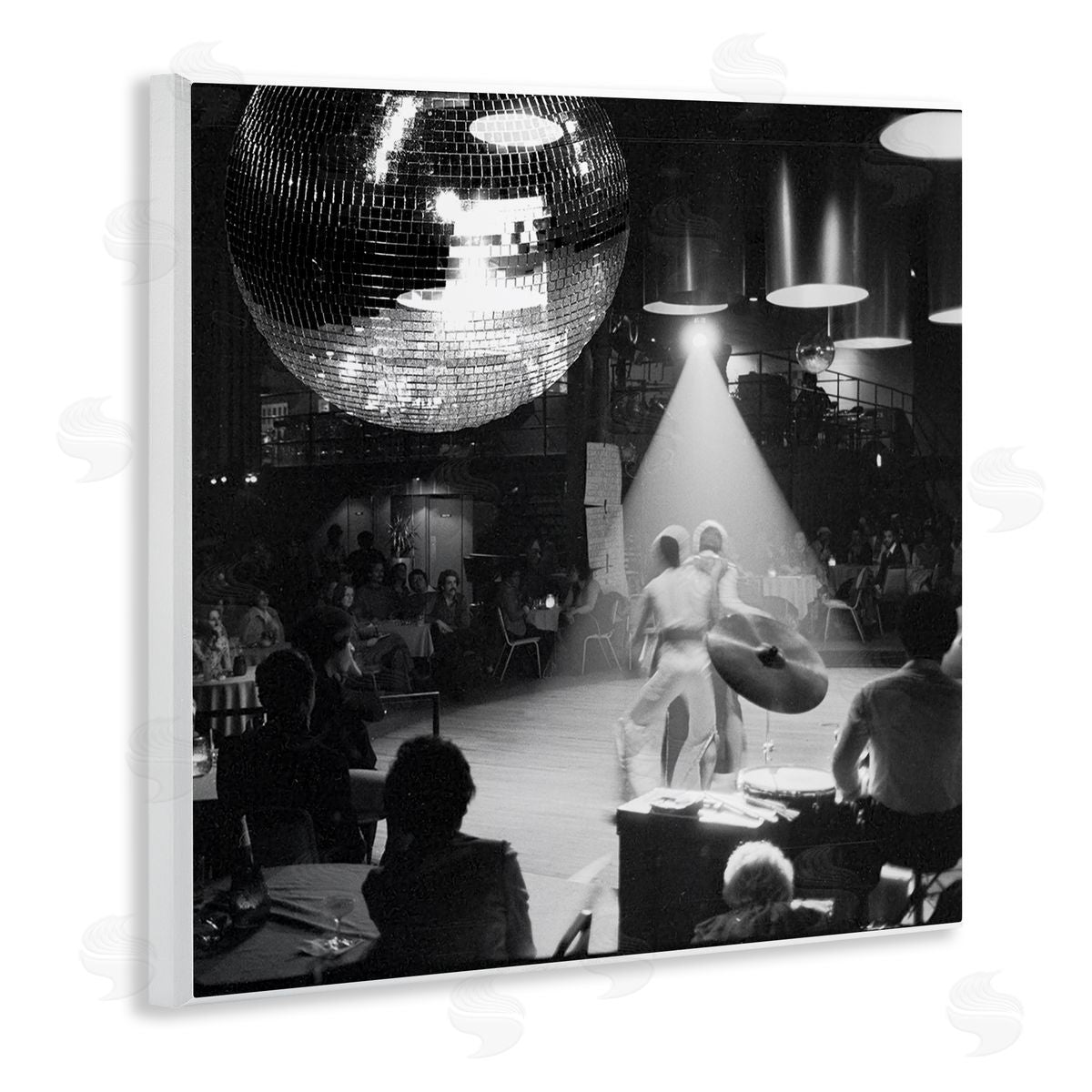 Sophie 6 Vintage Disco Dance Floor Canvas Wall Art Print