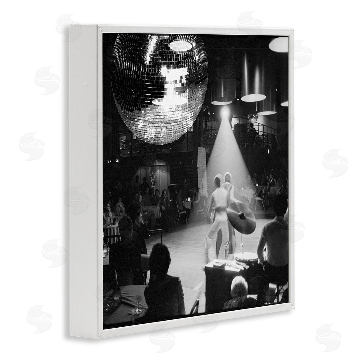 Sophie 6 Vintage Disco Dance Floor Canvas Wall Art Print