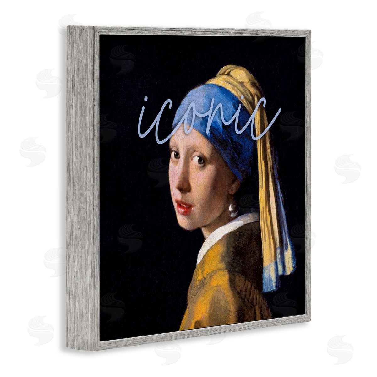 Sophie 6 Iconic Pear Earring Girl Canvas Wall Art Print