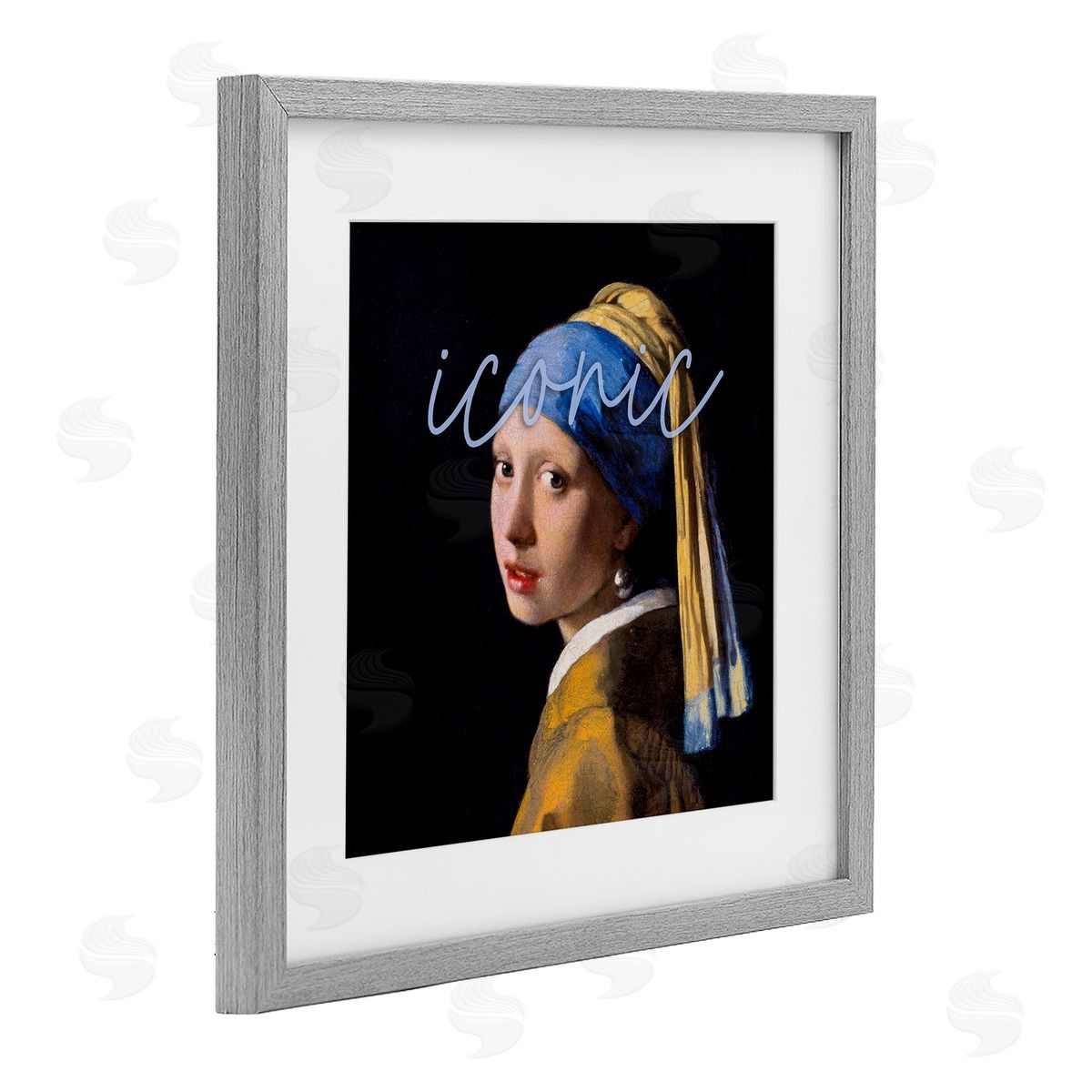 Sophie 6 Iconic Pear Earring Girl Canvas Wall Art Print