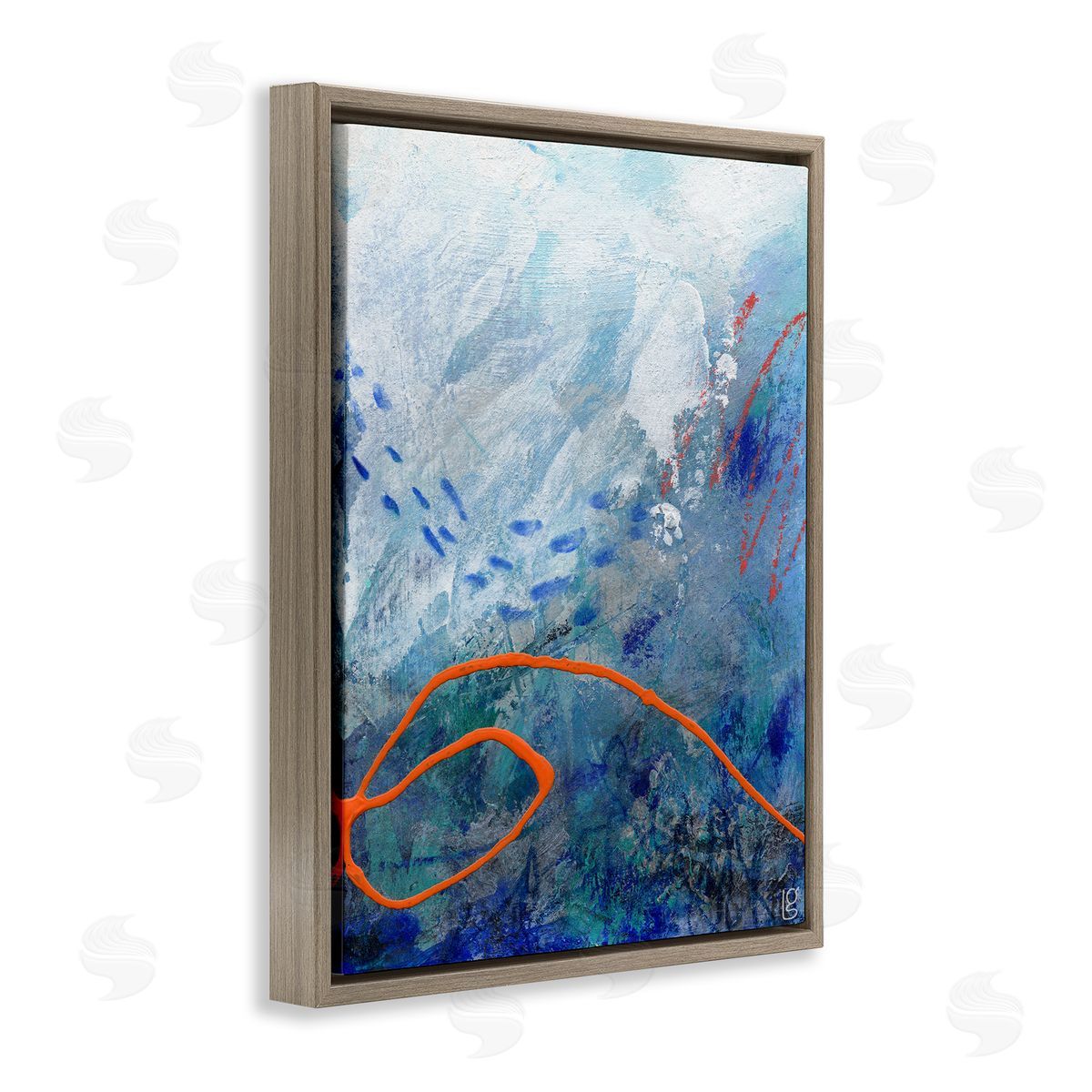Laura Gibson Underwater World Abstraction Canvas Wall Art Print