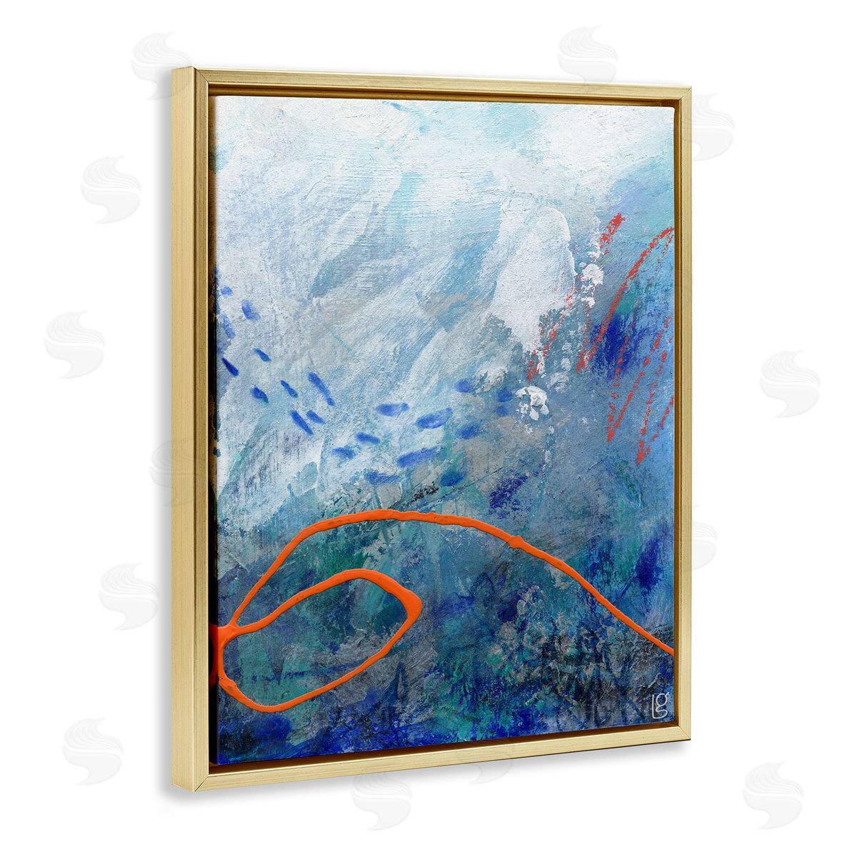 Laura Gibson Underwater World Abstraction Canvas Wall Art Print