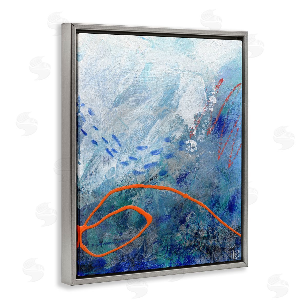 Laura Gibson Underwater World Abstraction Canvas Wall Art Print