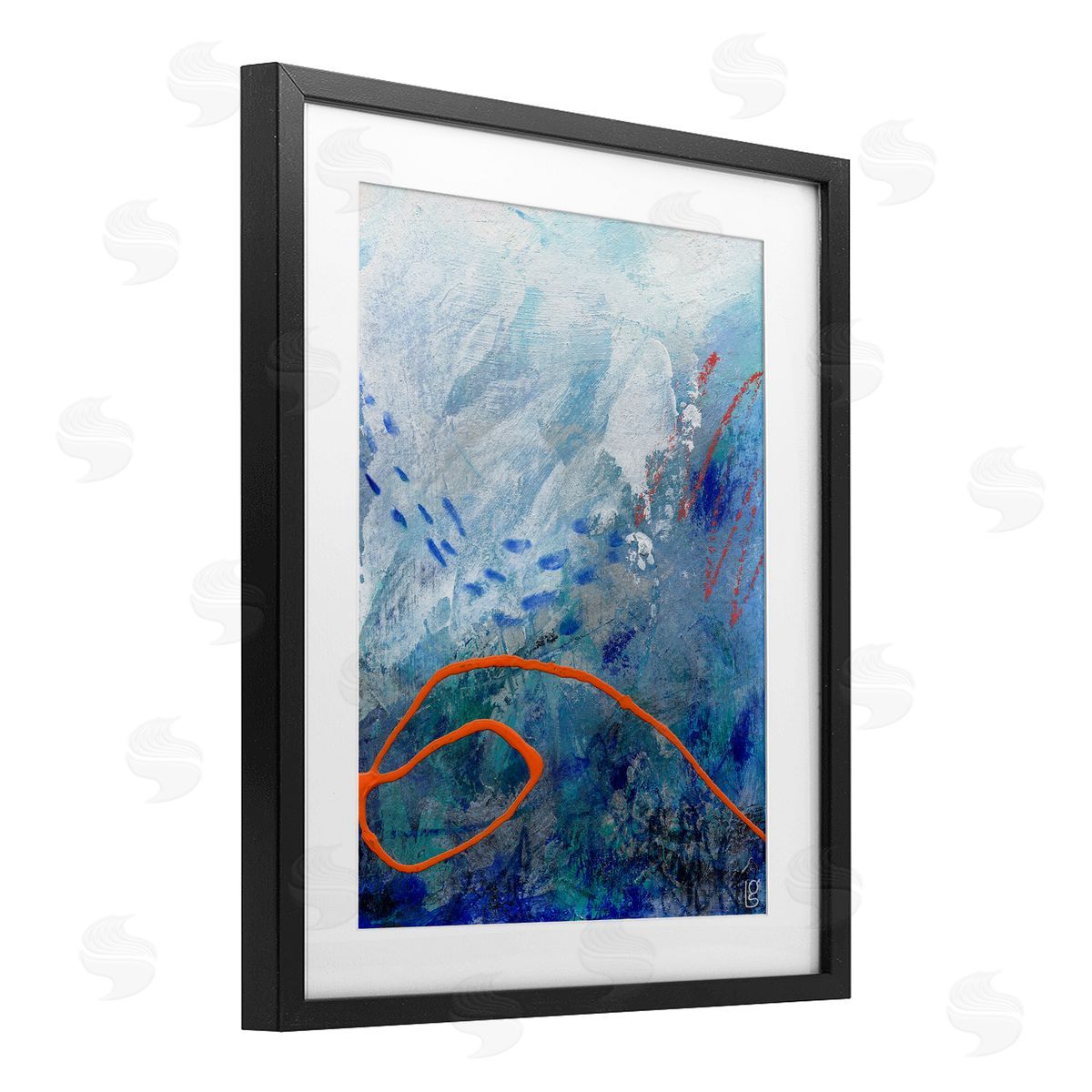 Laura Gibson Underwater World Abstraction Canvas Wall Art Print