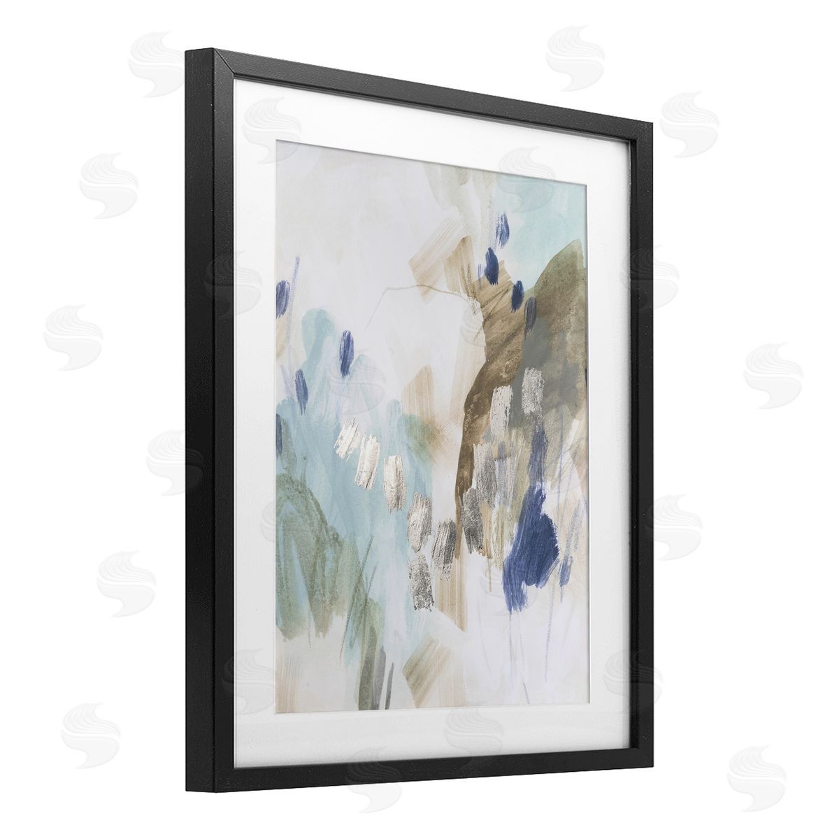 June Erica Vess Crystalline Plaster Abstract Painting Canvas Wall Art Print