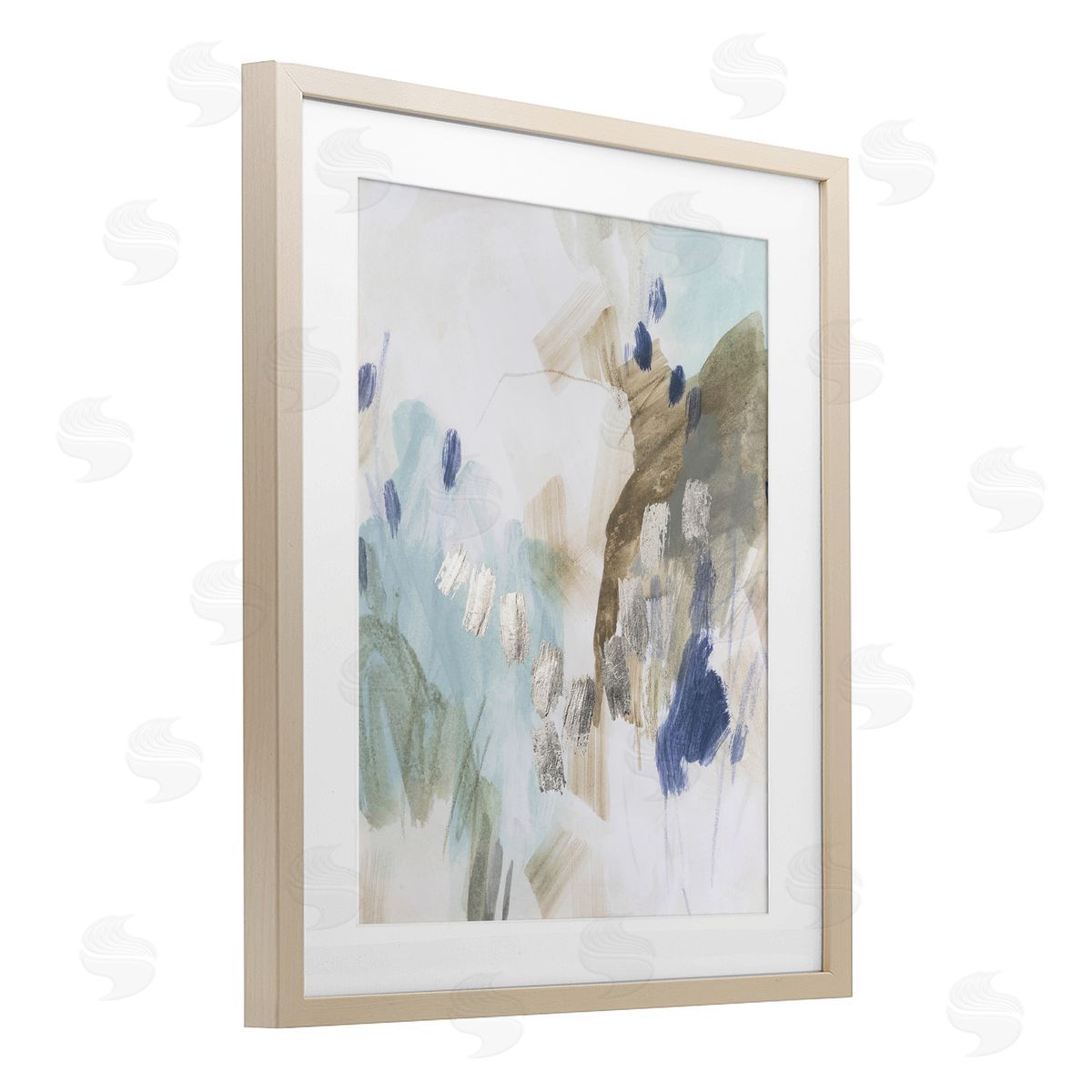 June Erica Vess Crystalline Plaster Abstract Painting Canvas Wall Art Print