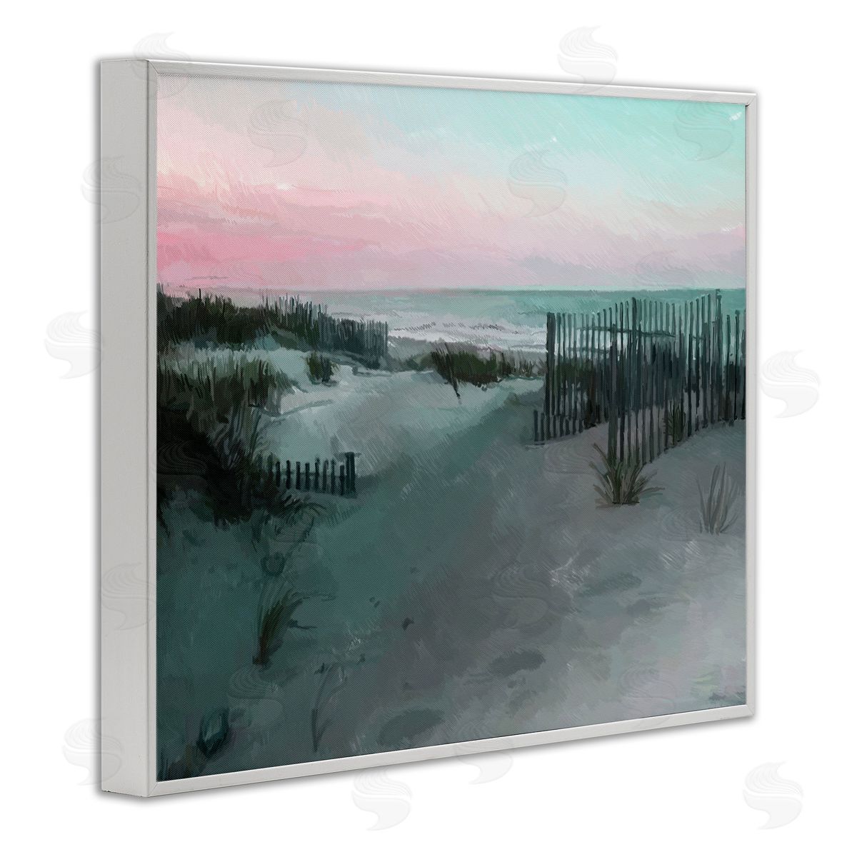 Charles Swinford Dunes Horizon At Sunset Canvas Wall Art Print