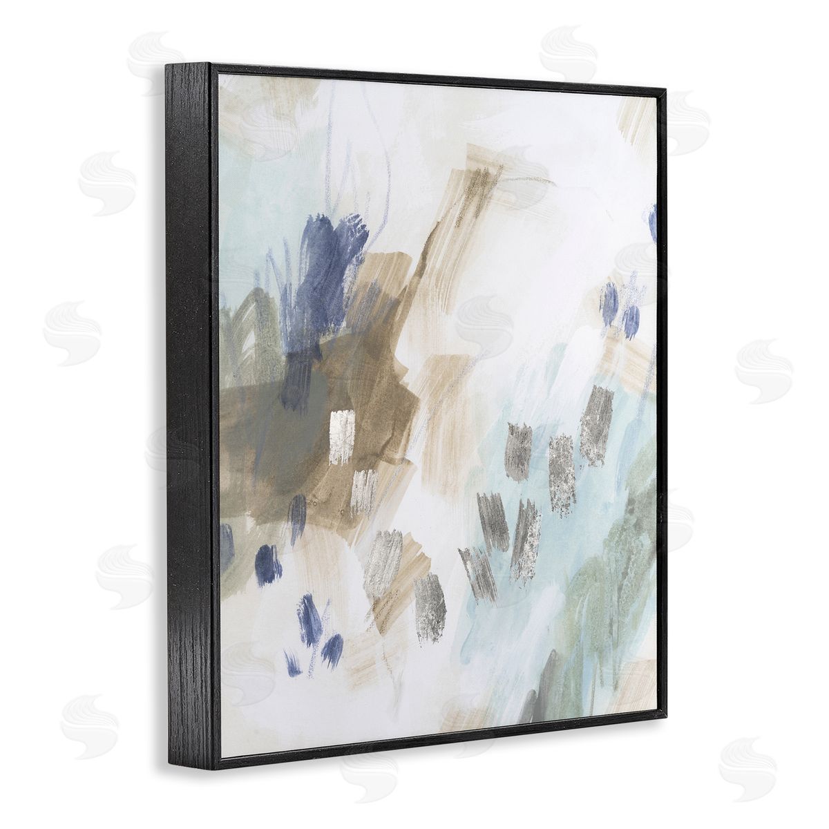 June Erica Vess Crystalline Plaster Abstract Design Canvas Wall Art Print