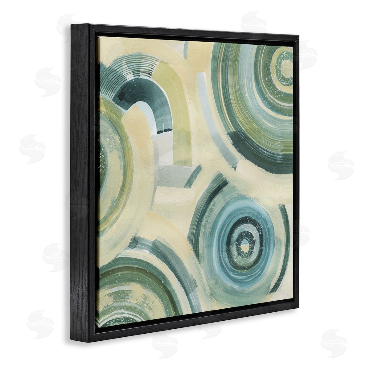Grace Popp Round Passiflora Fractals Canvas Wall Art Print