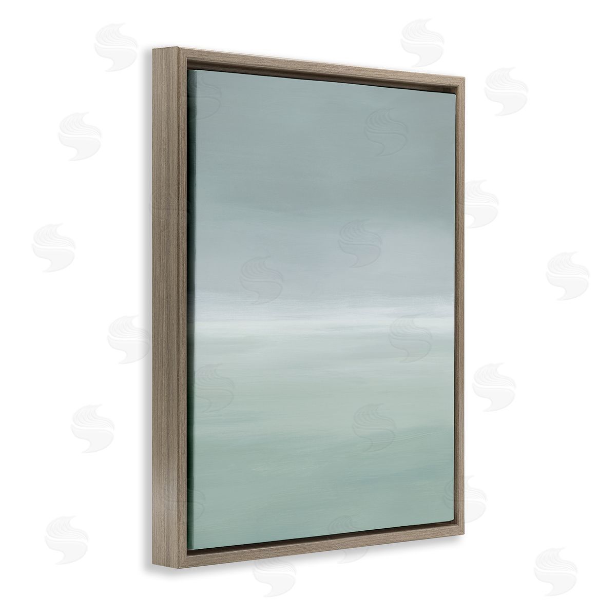 Grace Popp Misty Grey Gradient Canvas Wall Art Print