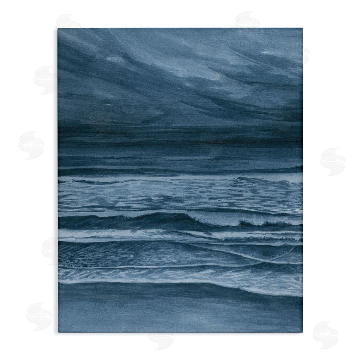 Grace Popp Dramatic Sea Storm Coast Canvas Wall Art Print