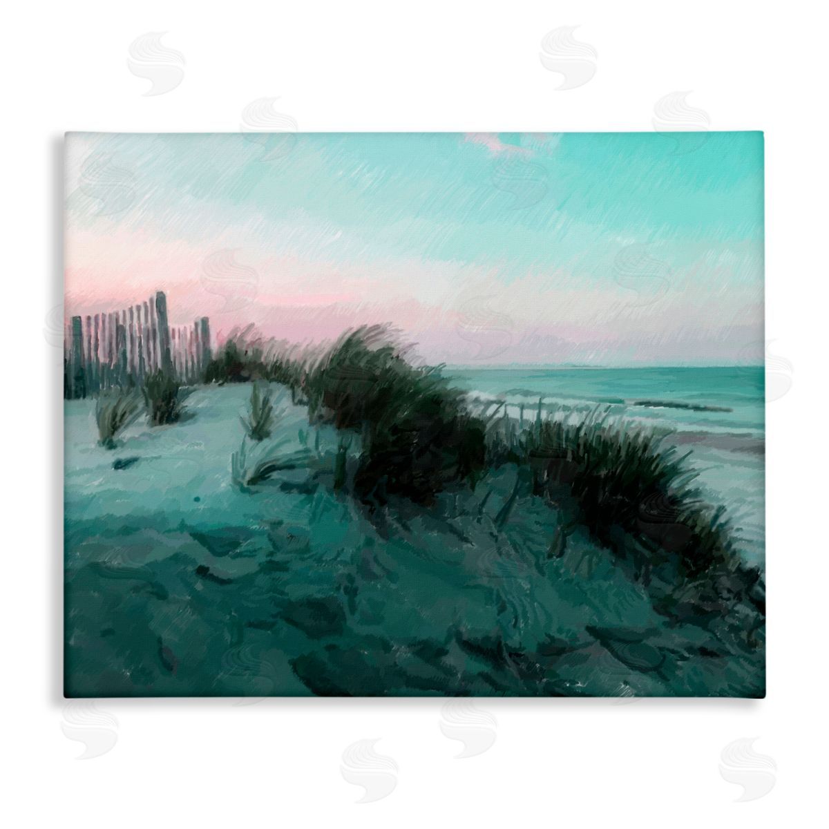 Charles Swinford Dunes Horizon at Dawn Canvas Wall Art Print