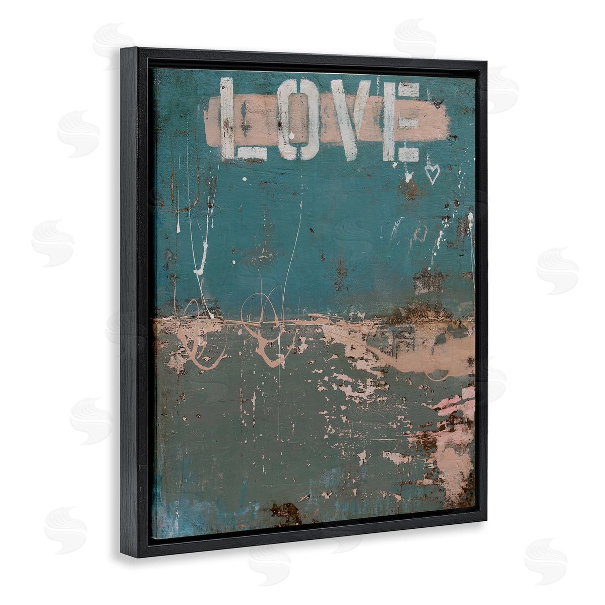 Erin Ashley Everlasting Love Grunge Abstract Canvas Wall Art Print