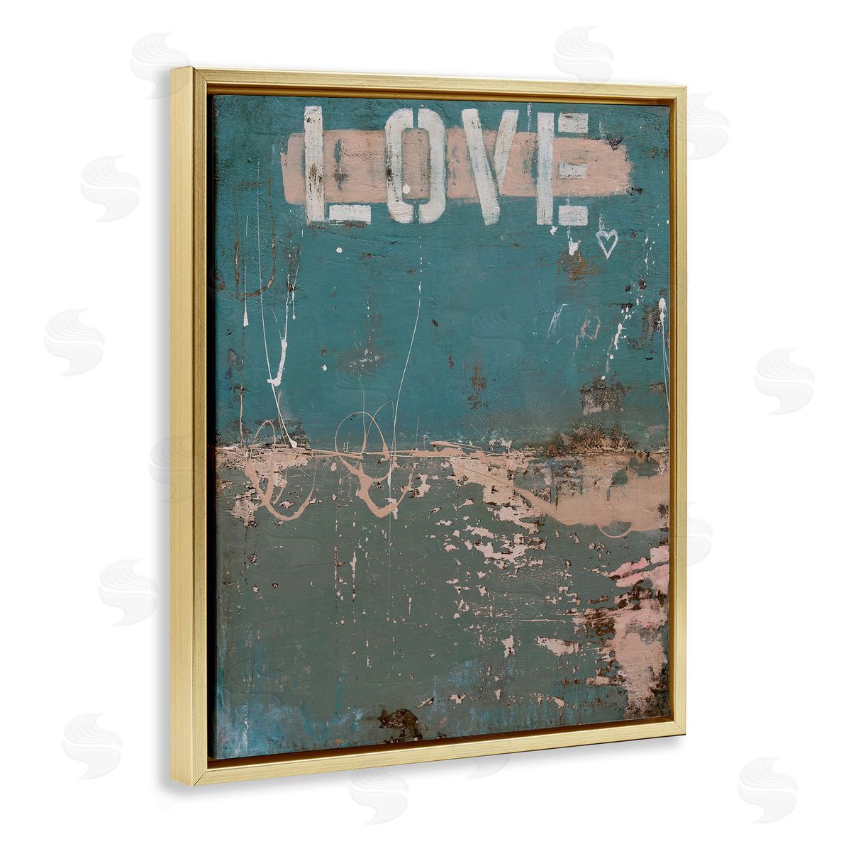 Erin Ashley Everlasting Love Grunge Abstract Canvas Wall Art Print