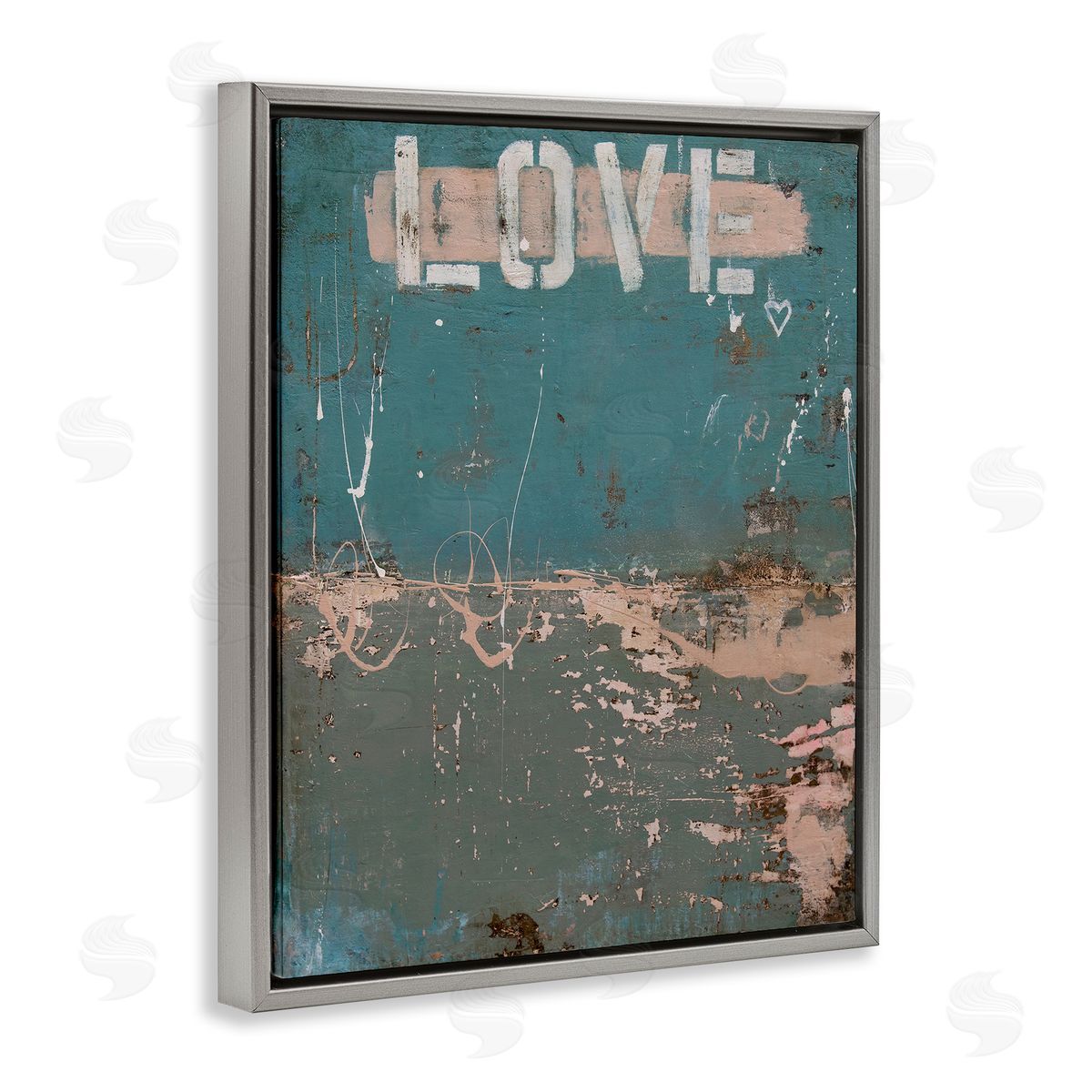 Erin Ashley Everlasting Love Grunge Abstract Canvas Wall Art Print