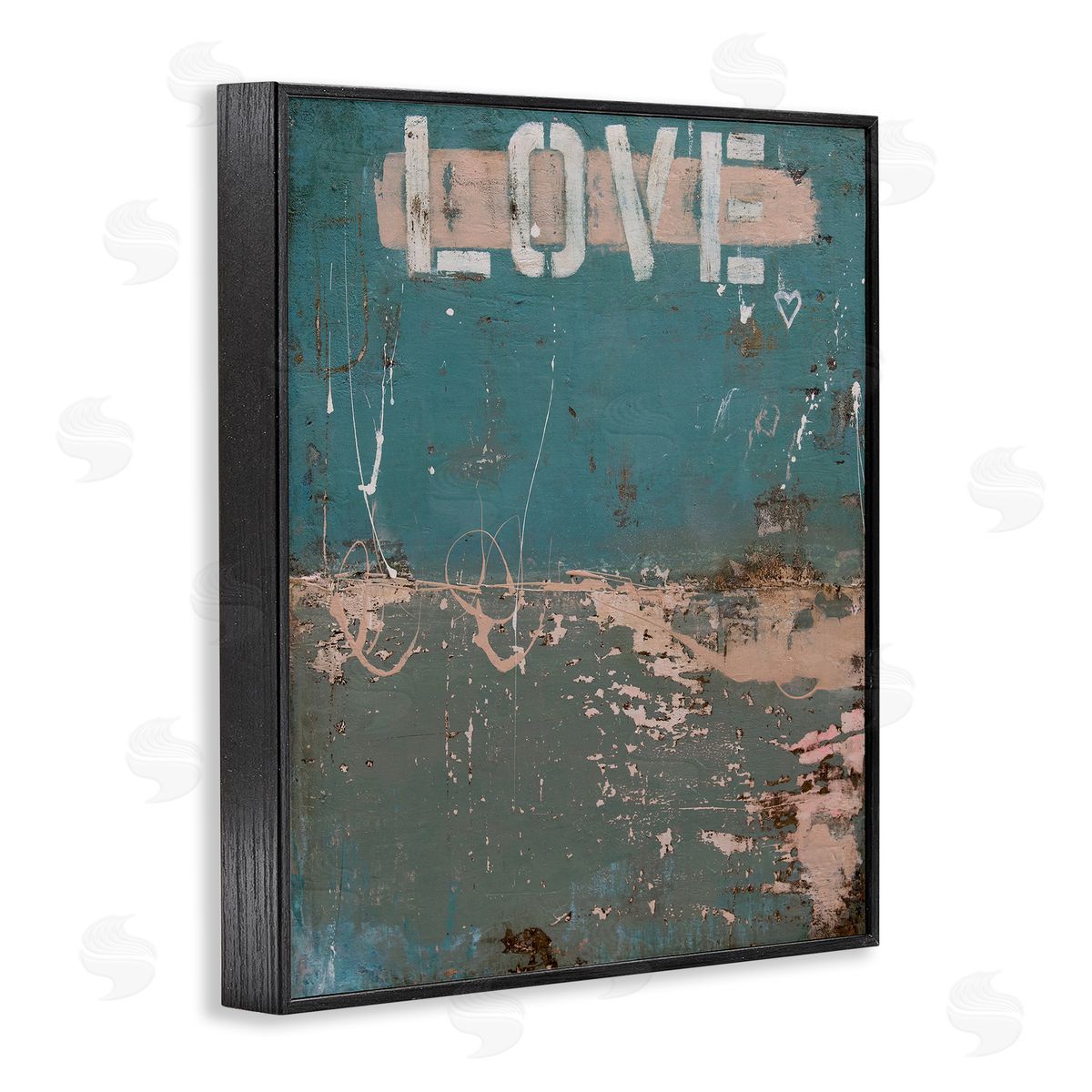 Erin Ashley Everlasting Love Grunge Abstract Canvas Wall Art Print