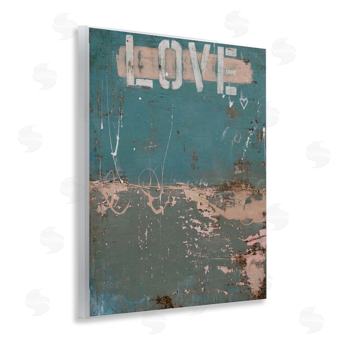 Erin Ashley Everlasting Love Grunge Abstract Canvas Wall Art Print