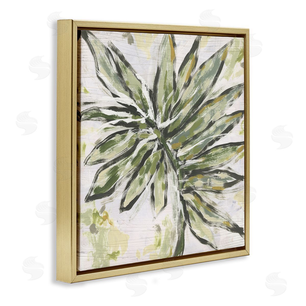 June Erica Vess Palm Leaf Palette Canvas Wall Art Print