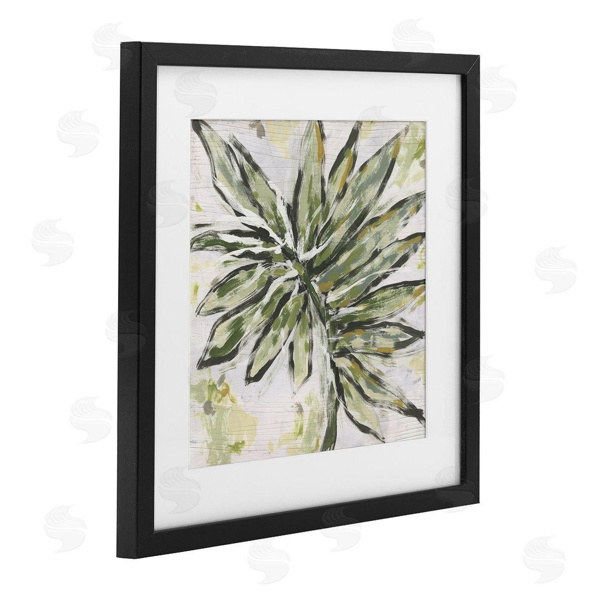 June Erica Vess Palm Leaf Palette Canvas Wall Art Print