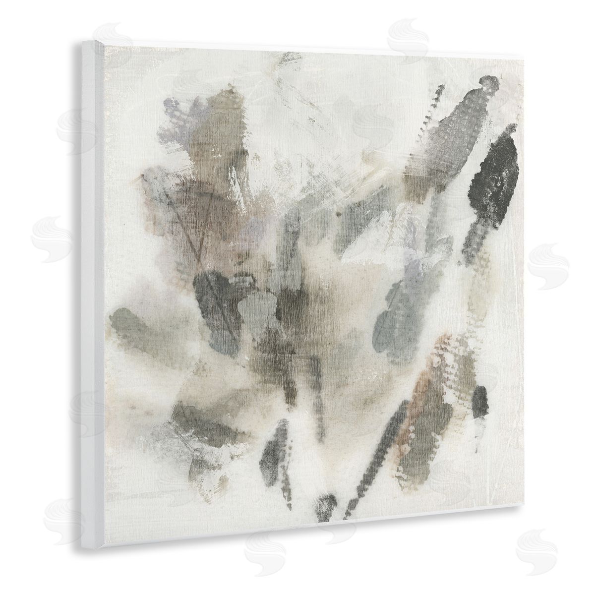 June Erica Vess Soft Embers on Beige Canvas Wall Art Print