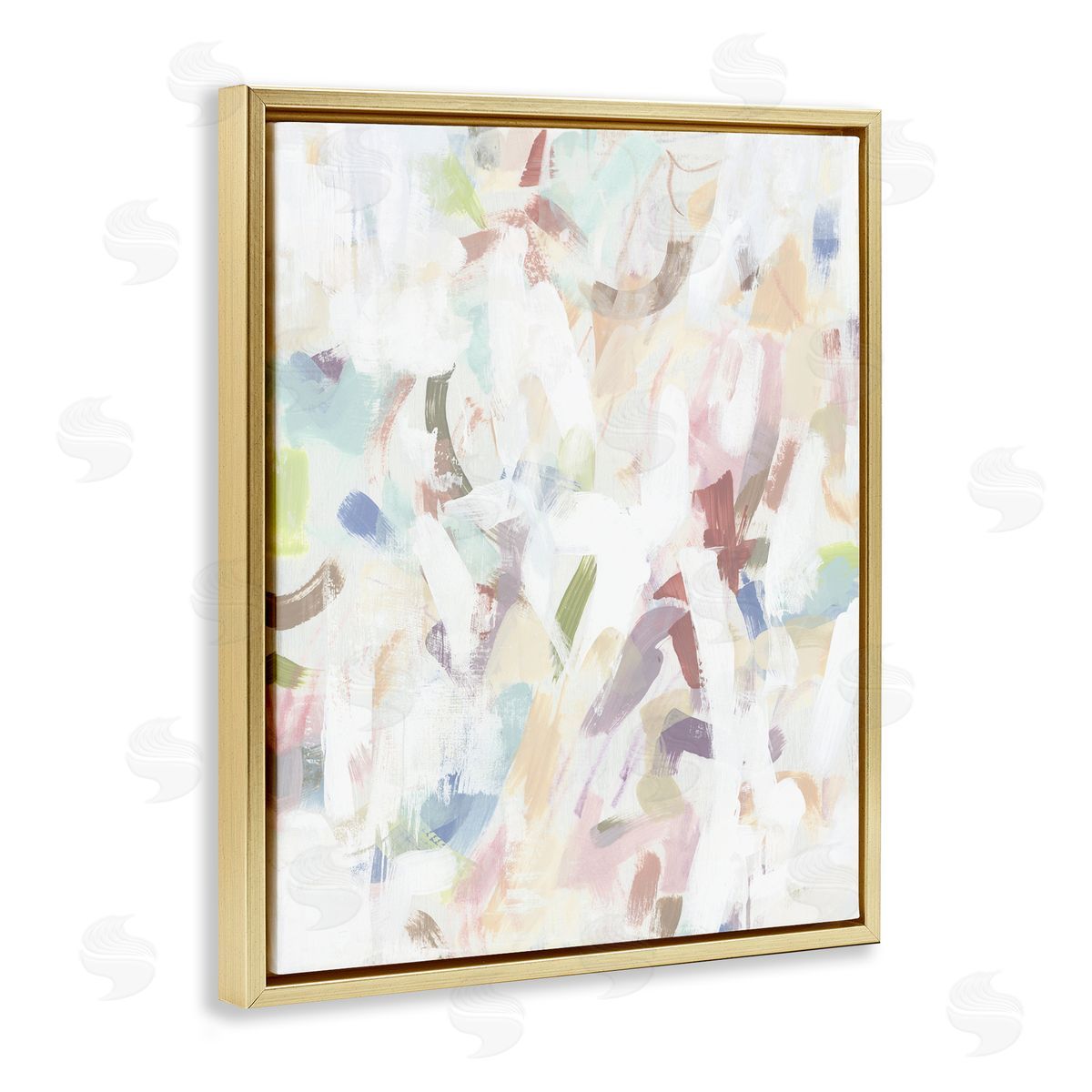 June Erica Vess Candy Scrape Abstraction Canvas Wall Art Print