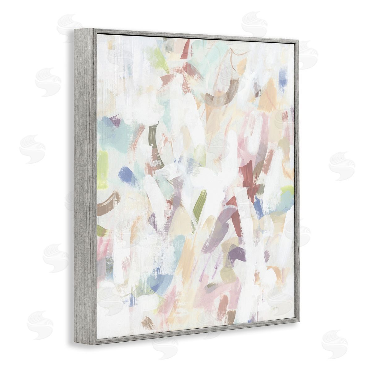 June Erica Vess Candy Scrape Abstraction Canvas Wall Art Print