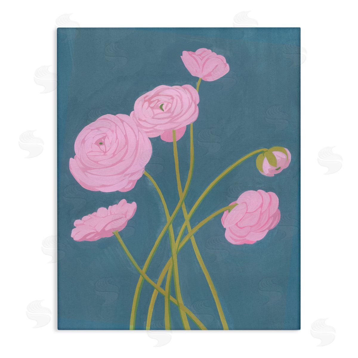Grace Popp Dusty Posies Botanicals Canvas Wall Art Print