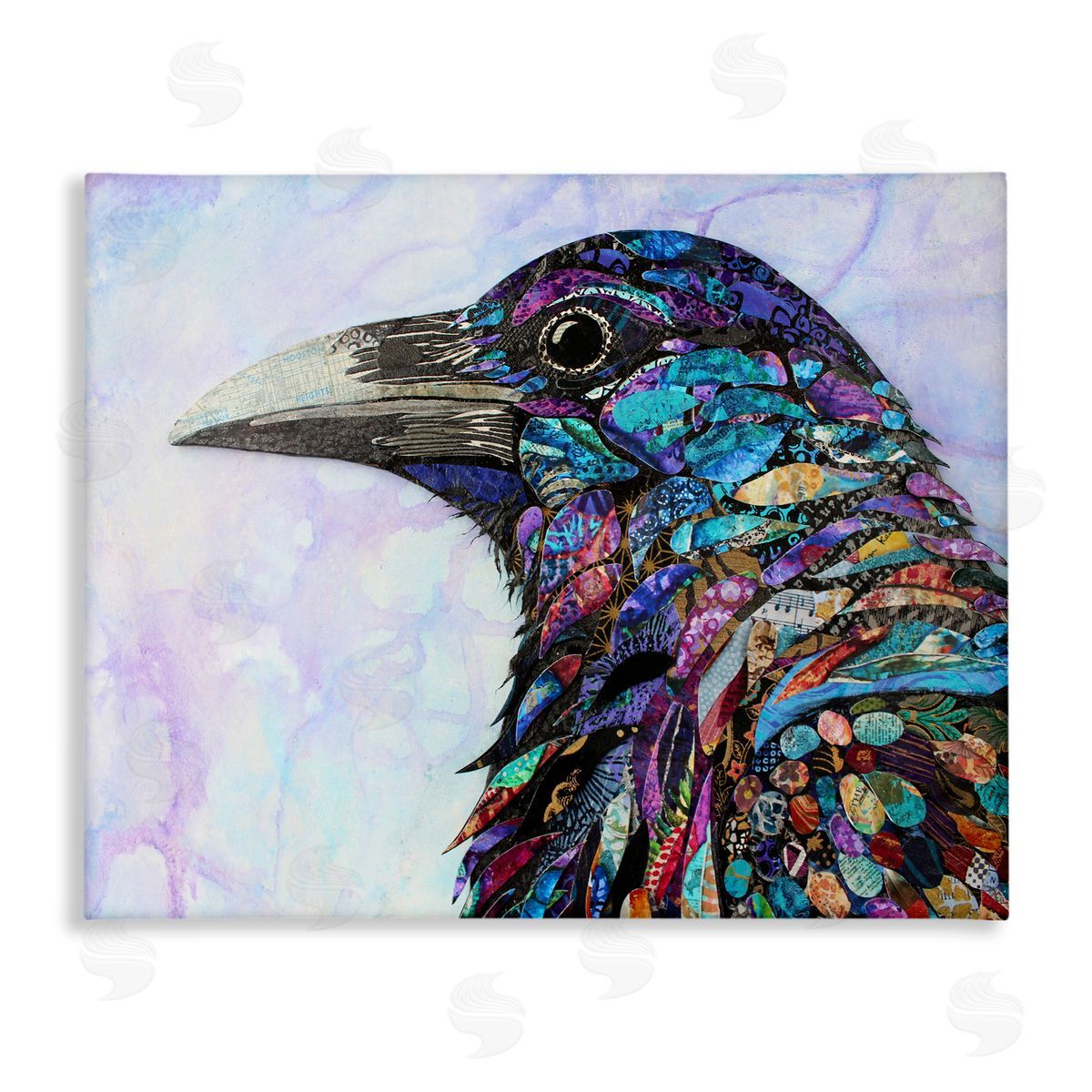 Lisa Morales Stay Curious Crow Canvas Wall Art Print