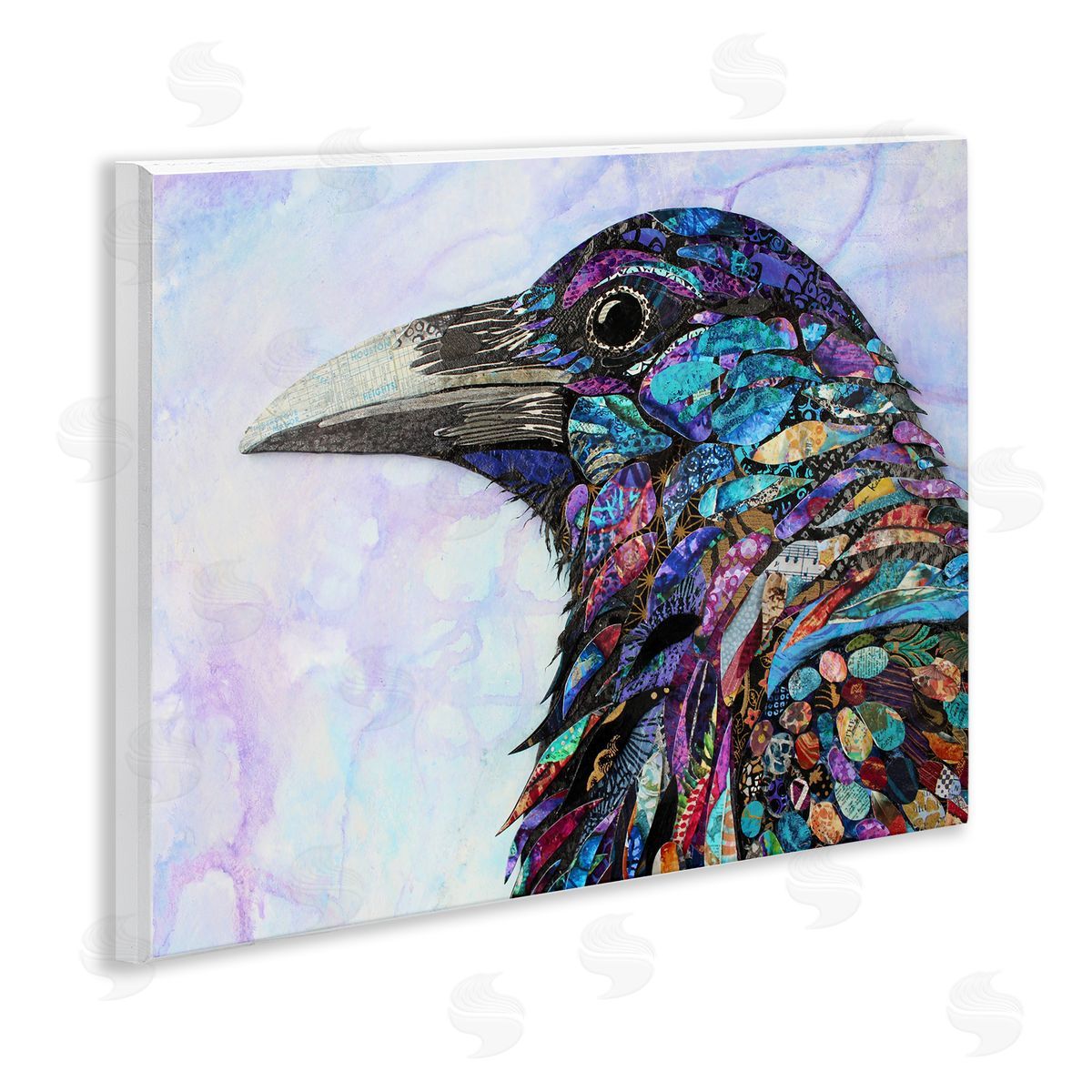 Lisa Morales Stay Curious Crow Canvas Wall Art Print