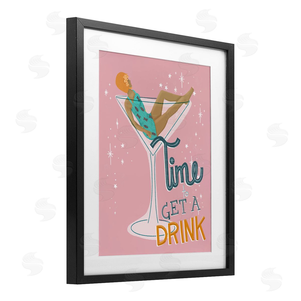 Jen bucheli Time To Get A Drink Canvas Wall Art Print