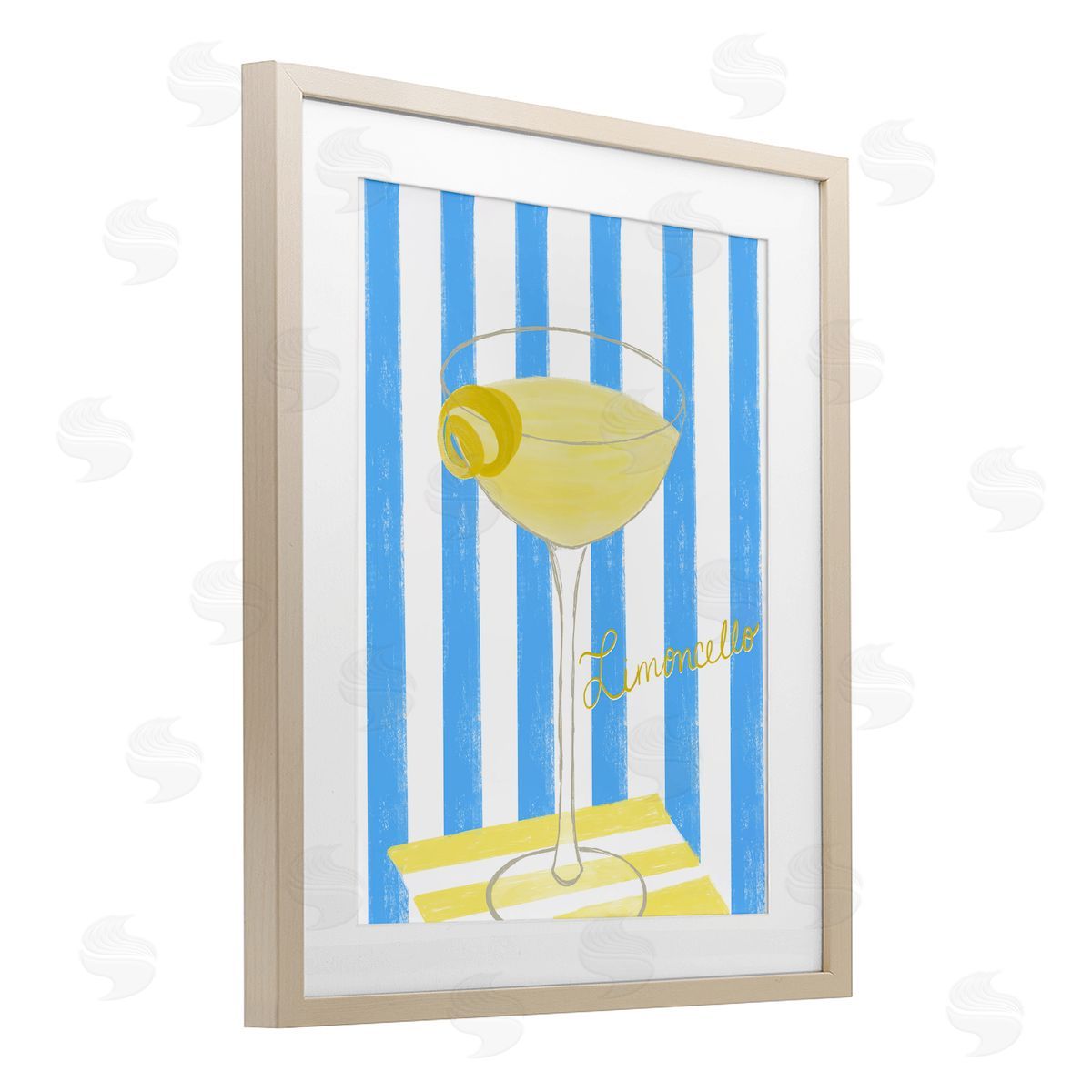 EMILY NAVAS Limoncello Citrus Drink Canvas Wall Art Print