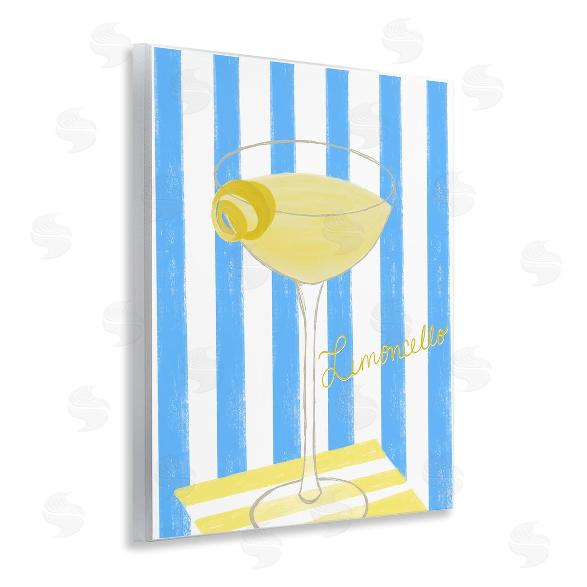 EMILY NAVAS Limoncello Citrus Drink Canvas Wall Art Print