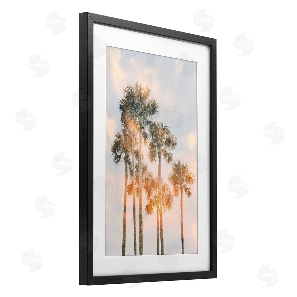 Natalie Carpentieri Pastel Palm Reflections Canvas Wall Art Print