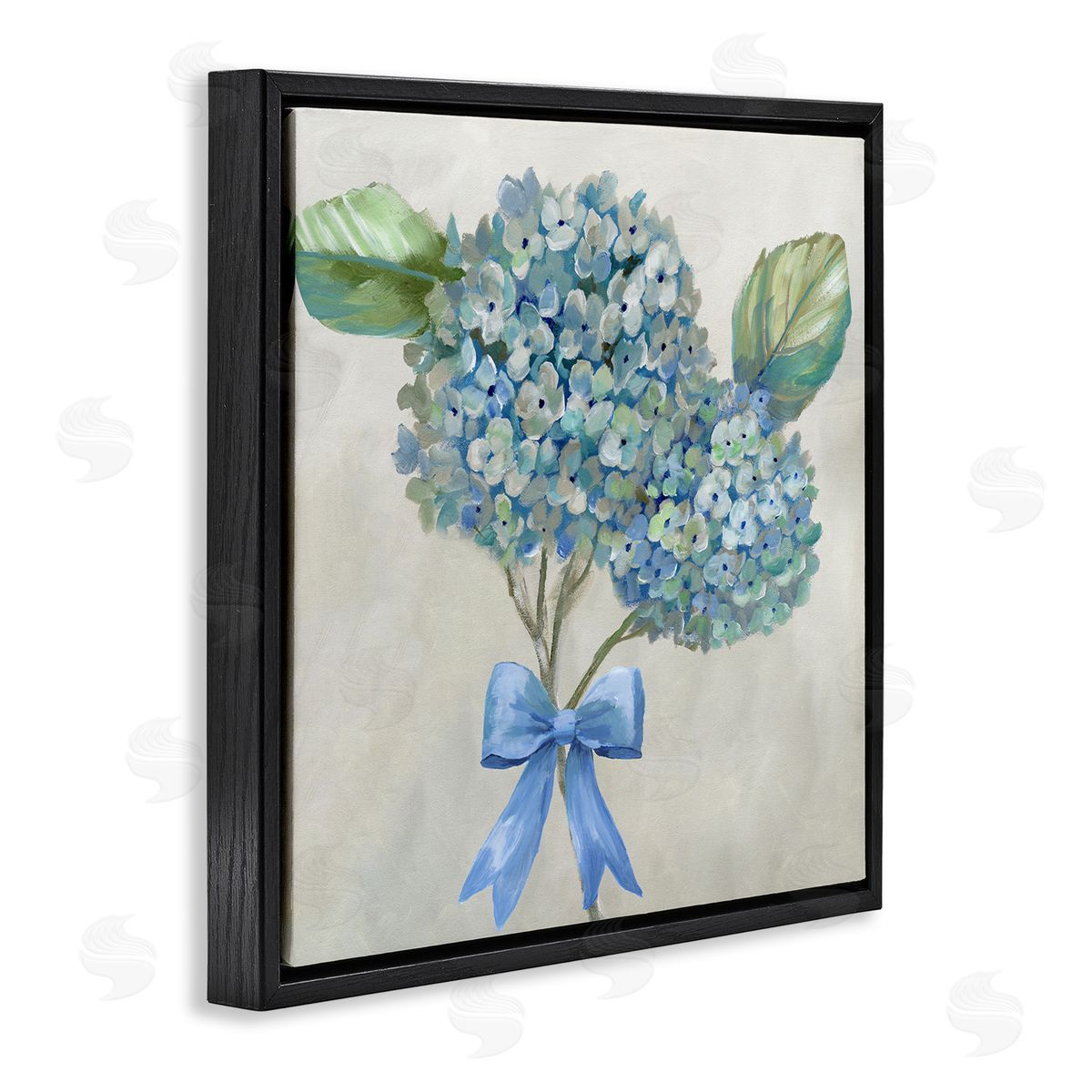 Nan Hydrangea Beauty & Bow Canvas Wall Art Print